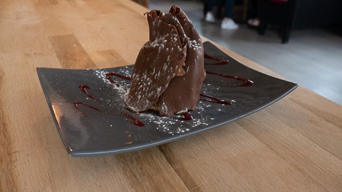 Croustillant surprise pistache